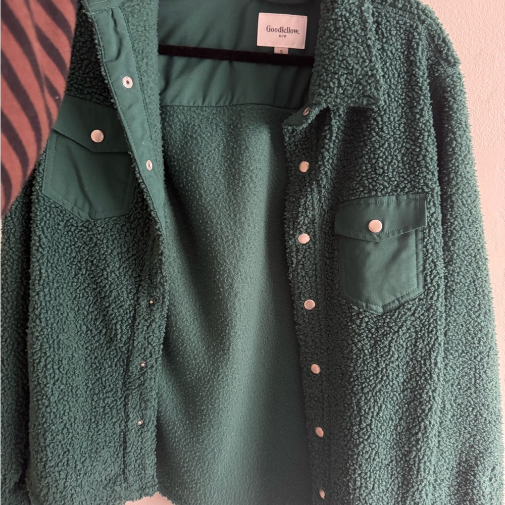 Goodfellow & Co Forest Green Teddy Jacket